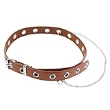 Eine Größe passt meistens. Größe: 105 x 3 cm / 41,33 x 1,18 Zoll (einstellbar). Länge der Metallkette: 50 cm.