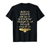 Wings Like Eagles Isaiah 40 31 Christian Bible Verse T-Shirt