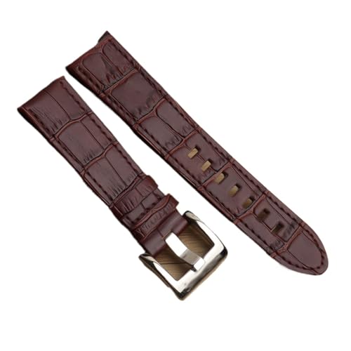 YYJzsw 22 Mm 本革時計バンド メンズ時計ベルト モンブラン スター Wtach バンド ベルト ブレスレット ブラウン ブラック ブルーと互換性あり(Brown)