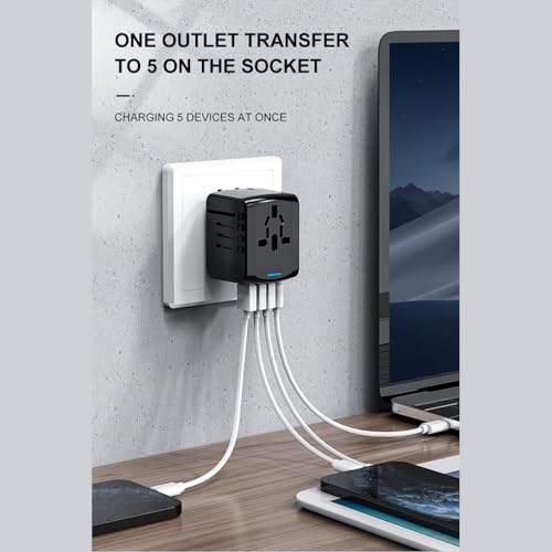 Cargador de pared universal contra enchufes incompatibles tipo EE. UU. UE RU AU 7