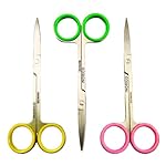 INDRICO-Nose-hair-Scissor-for-Men-Women-Multipurpose-Small-Scissor-Ideal-for-Moustache-Beard-Ear-Hair-Eyelashes-and-Eyebrow-Trimming-Multicolor-Pack-of-3
