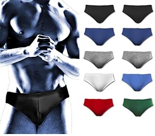 Andrew Scott Men's 6 Pack & 10 Pack Cotton Sport Briefs