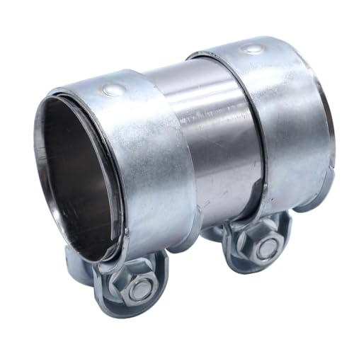 YUCHENSHLP Stainless Steel Pipe Connector Universal Aluminum Front Exhaust Clamp 60 * 95 mm 2.0 TFSI Fits VW Audi Seat Skoda 1K0253141N