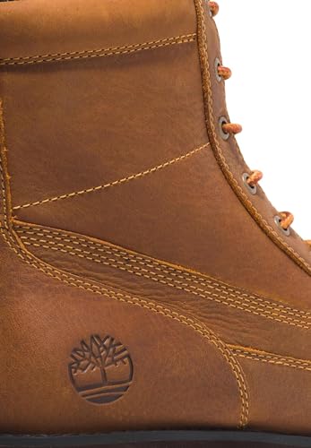 Timberland Attleboro 6 in Boots Men's Ankle Boots TB 0A6581 015 Black, Wheat Full Grain, 10 US