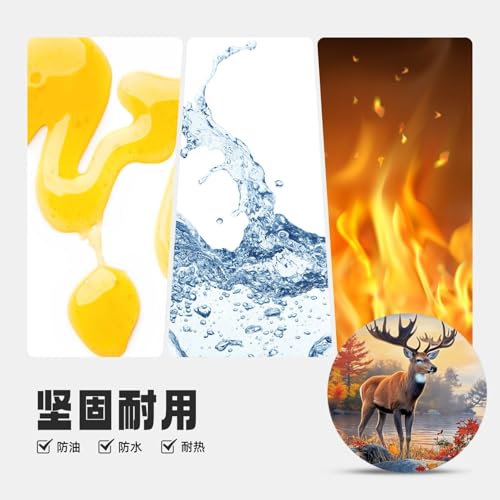 Imán Decorativo Redondo para Refrigerador en Acrílico miniatura 3