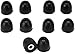 Shure EABKF1 Black Foam Sleeves, Medium, 10 Pack (5 Pairs), Replacements for E1, E3, E4, E5, SCL3, SCL4, SCL5, SE110, SE210, SE310, SE420, SE530, SE115, SE215, SE315, SE425, SE535, SE846 (EABKF1-10M)