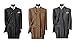 Milano Moda Herring Bone Stripe High Fashion Suit with Vest & Pants 5264