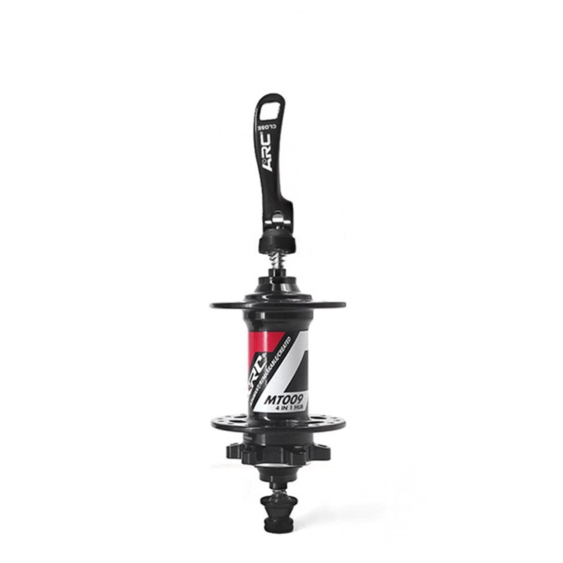 Buje MTB de 28/32/36 Orificios para Freno de Disco, con rodamientos sellados de liberación rápida para Cassette de 8, 9, 10 y 11 velocidades (Color: Negro, Tamaño 36H)