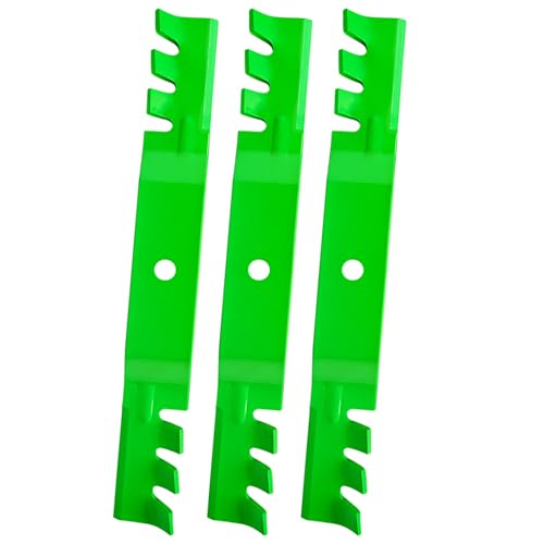 JYLEYJ 110-6837-03 115-5059-03 Mulching Blades Fit for Toro 50 Decks Time Cutter SS5000 SS5060 MX5050 MX5060 Z5000 Zero Turn Mower Replace 112-9759-03 112-9759 115-5059 3 Pack