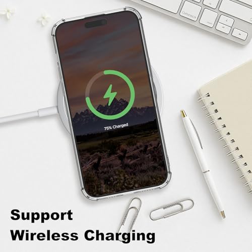 Coque TPU iPhone 17 de qualité militaire transparente et robuste