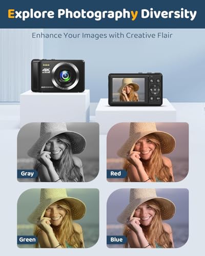 image for Ruwaqart Digital Camera - 4K Digital Cameras for Photography - 44MP UH