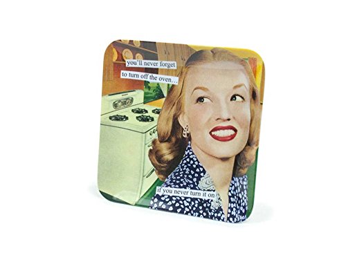 Anne Taintor Melamine Mini Serving Tray Plate - Never Turn it On