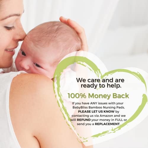 14-Pack Organic Bamboo Nursing Pads - Reusable Breast Pads For Breastfeeding, Nipple Pads, Washable Nursing Pad, Breastfeeding Pads For Leaking, Breast Milk Pads, Bra Pads (Pastel Touch, X-Large 5.5”) #TOP7