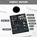 P Prosonic Active Bluetooth Bookshelf Speaker Studio Monitor Home Theater, Optical Input, Coaxial Input, 2 x RCA Aux Input, 30 Watts x 2 (White)