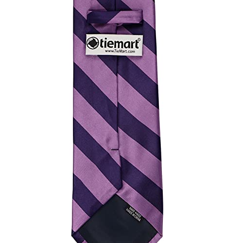 Image of tiemart Men's Striped Tie Standard Length