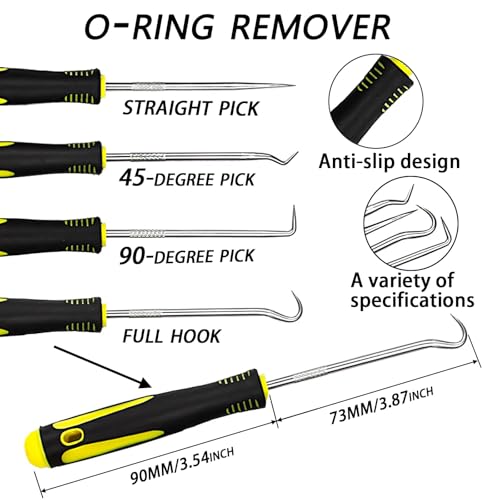 Image of ZDBB 32 Size 1540 Pcs O Rings Assortment Kit Metric Nitrile Rubber Oring Set with 4 Pick for Automotive Faucet Pressure Washer Plumbing Air or Gas Repair OD 4mm-50mm
