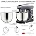 Imagen de Camic Amasadora Batidora 4L + 5L Recipiente Inox