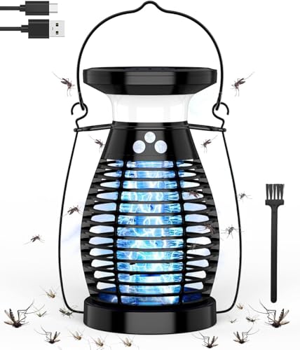 Solar Lampara Antimosquitos 3 IN 1 UV Mata