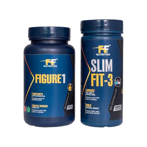 Image of Combo of FIGURE 1 & Slim Fit-3 Capsules Zero Figure, Weight Loss Tablets for Men & Women, Vegetarian Metabolism (Pack of 1) | For Gym & Fitness Products