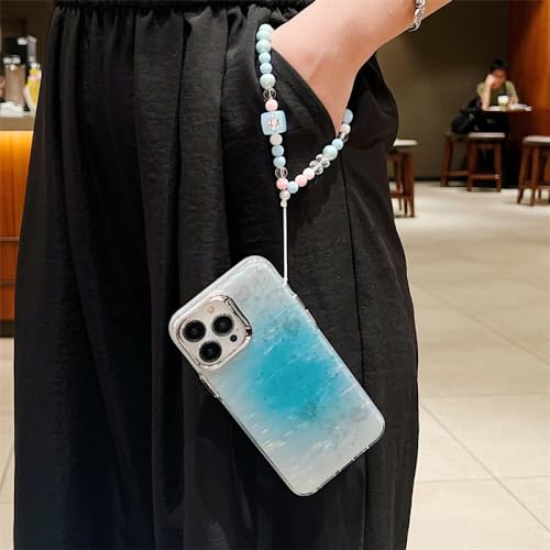 Coque iPhone 13 Pro Max bracelet perles brisez le risque de chute avec style
