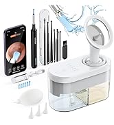 Ear Wax Removal Kit - Water Powered Ear Cleaner &amp; Ear Cleaner with Camera, Ear Irrigation Flushin...
