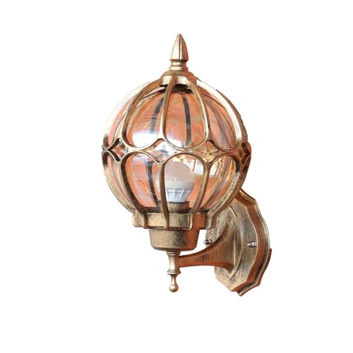 Lanterne extérieure pour porche et patio luminaire sphérique de couloir