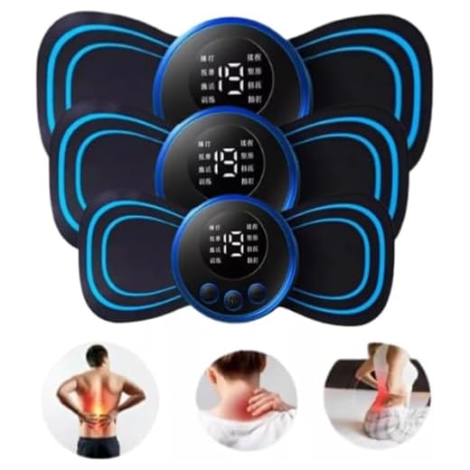 Kit Com 3 Mini Massageador Elétrico Portátil Aparelho Massageador Elétrico Recarregável Portátil Dor Muscular Pescoço Pernas Coluna Lombar e Cervical sem fio usb fisioterapia proporciona relaxamento corporal foca o musculo