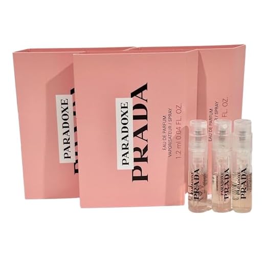 Prada PARADOXE Sample Perfume WOMEN Spray Vial 1.2 ml / 0.04 oz - Set of 3