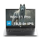 ACEMAGIC Laptop Computer Ιntel N150 18.5-in 16GB DDR4 512GB SSD, Windows Laptops Ordinateur-Portable Notebook-Computer, 8000mAh Numeric Keypad Win-11 Pro WiFi 5 HDMI Type-C USB3.2 Ιntel Laptops