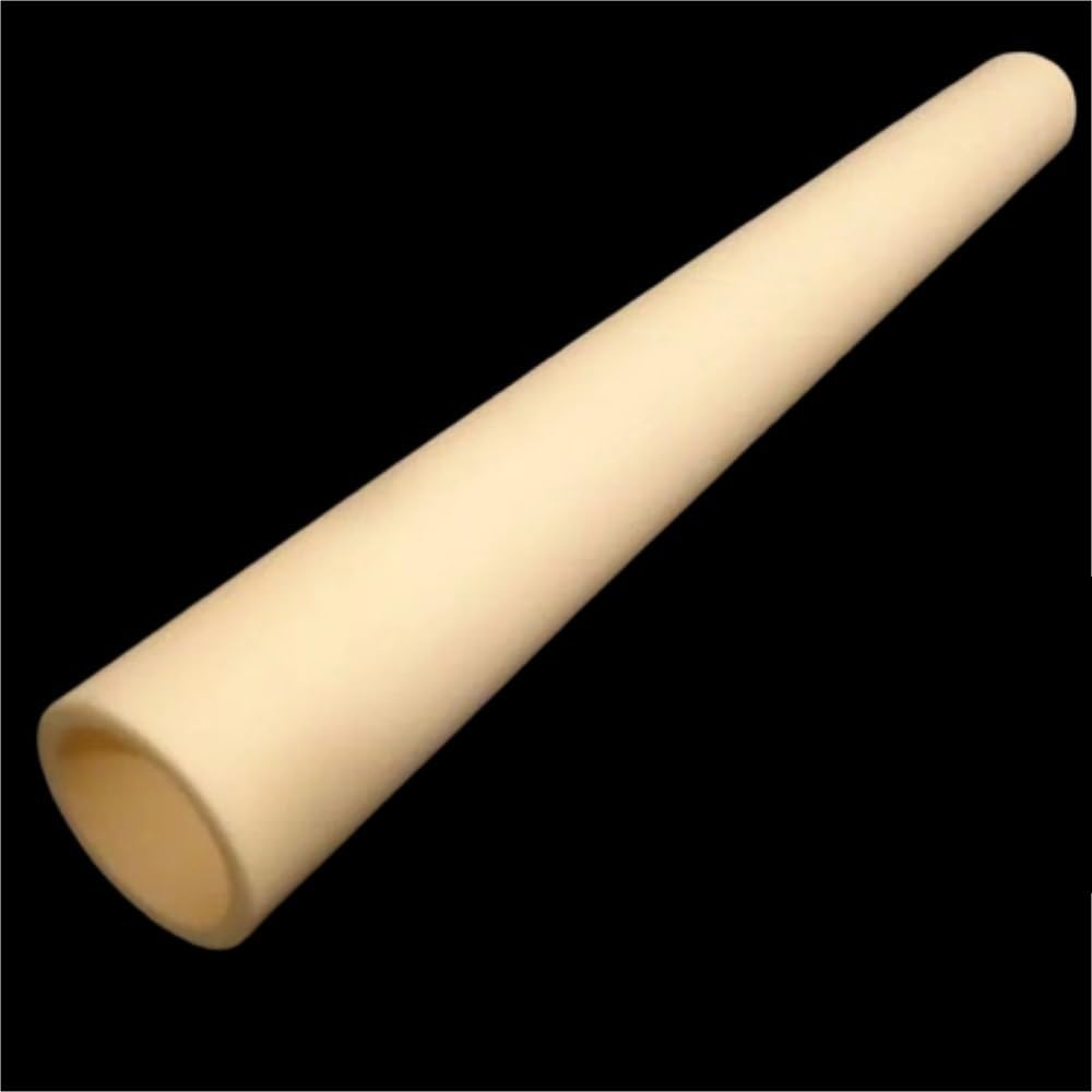 Tubo de cerámica de alúmina resistente a la abrasión de alto rendimiento: tubo de combustión hueco personalizable, 300 mm de longitud(20mmx30mm)