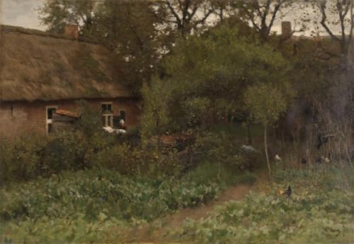 Peinture sur toile Le Jardin d'Anton Mauve prestige impression moderne