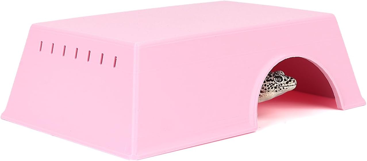 Snake Hide, Leopard Gecko Tank Accessories for Reptile Ball Python Crested Gecko Lizard Bearded Dragon – PinkHideXL