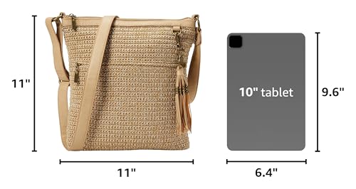 Image of The Sak Lucia Crossbody Bag in Crochet, Convertible Purse with Adjustable Shoulder Strap