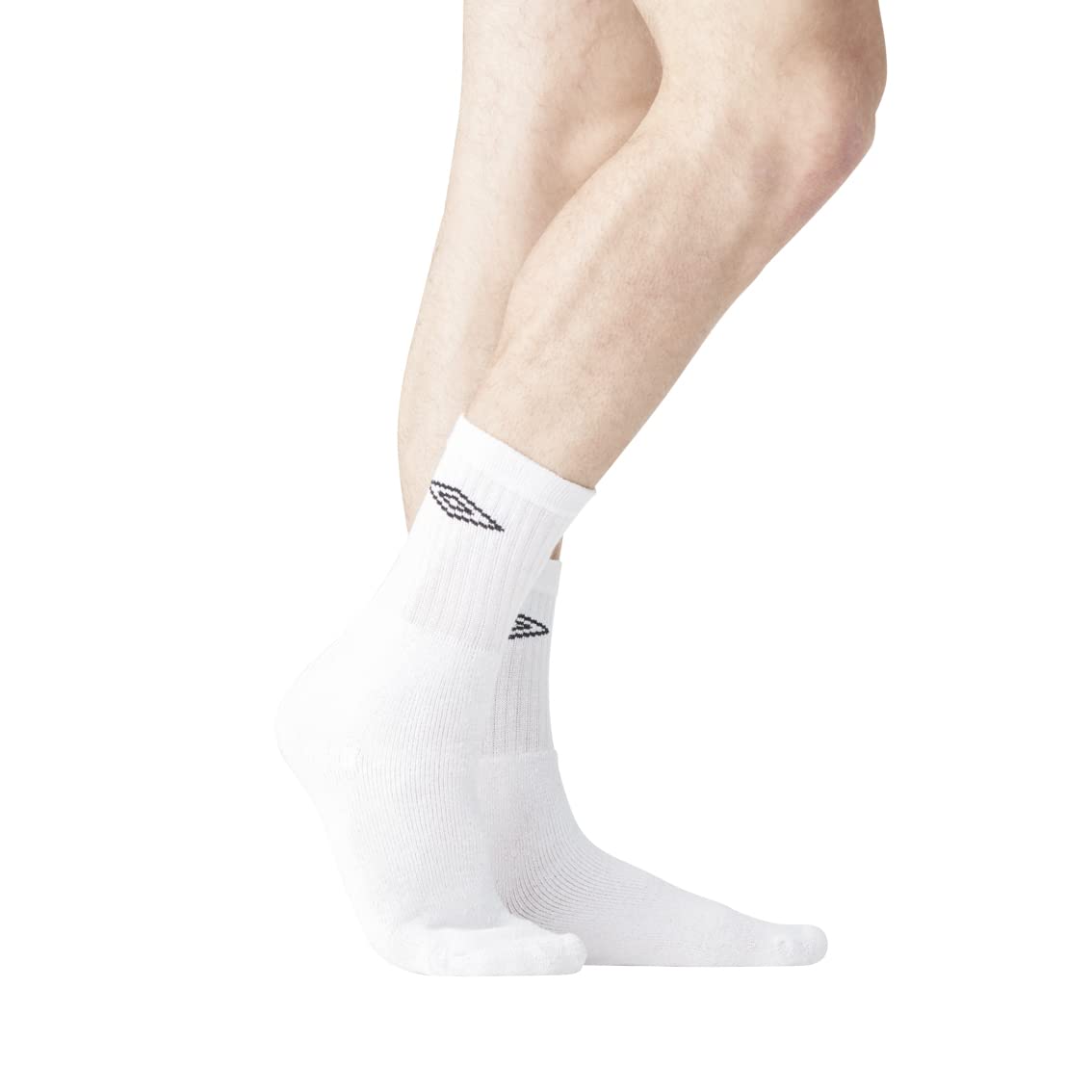 Umbro Calcetines Hombre Transpirable - Paquete de 20 - Calcetines Deporte Hombre, Durables & Cómodos