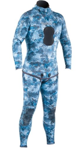 Mares Pure Instinct Neoprene Blue Camo 3.0mm Jacket and Pants Combo
