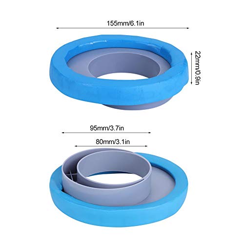 Duokon Toilet Flange Seal Ring Shifter Adjustable Toilet Seal Ring Toilet Floor Flange Sealing Ring Bathroom Fitting Accessory #TOP1