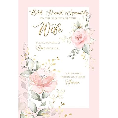 Pretty Floral Sympathy Greeting Card by Cherry Orchard Cover