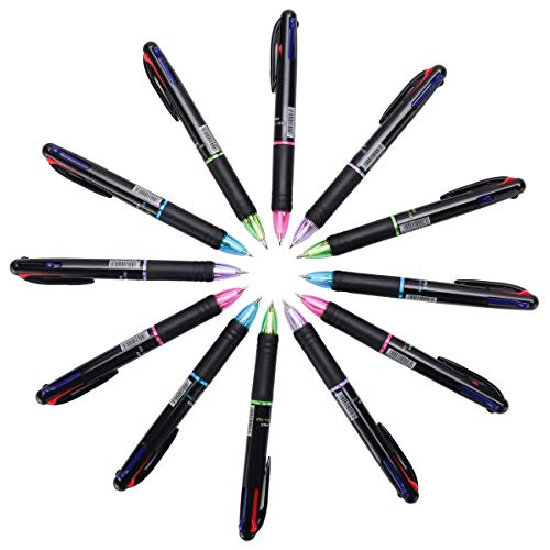ZITFRI 12 Pcs Penna a Sfera Multicolore