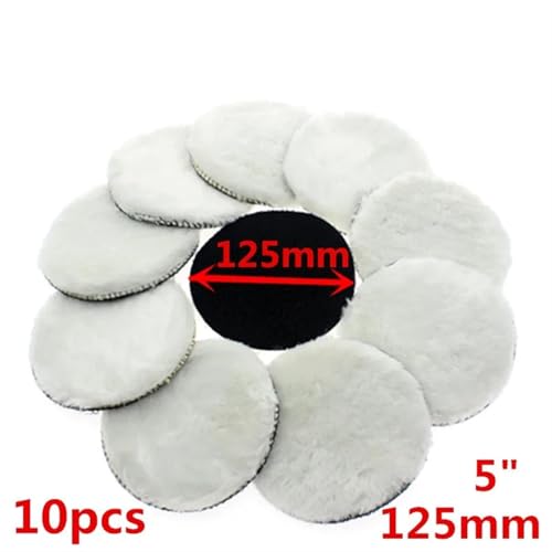 Almohadillas for pulir automóviles en garaje esponjas de 125 mm mantenimiento coche 2