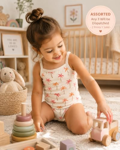 Image of TuddyBuddy 100% Cotton Romper /Bodysuit for Baby Girls