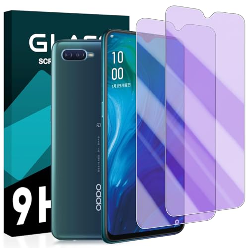 cronincards 対応 OPPO Reno A ブルーライ ガラスフィルム+ カメラフィルム(2+2枚入)【 国産旭硝子素材 強化ガラス ブルーライ 】対応 OPPO Reno A フィルム 対応 スマホ reno a 保護フィルム【 9H硬度、 指