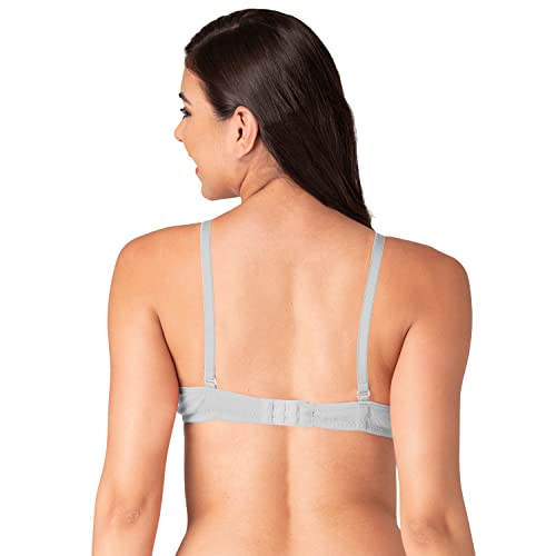 Image of Komli - Heavily Padded Push-Up Bra - Cotton Rich - Balconette - 3 /4th Coverage, Seamless, Wireless, Multiway Straps - T-Shirt Bra