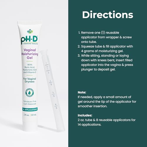 image for pH-D Feminine Health Support Boric Acid Moisturizing Vaginal Gel with 