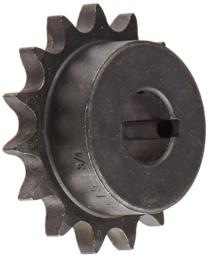 Martin Roller Chain Sprocket, Bored-to-Size, Type B Hub, Single Strand, 40 Chain Size, 0.5