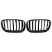 uxcell 2pcs Matte Black Front Hood Kidney Grille Grill for 07-13 BMW E70 X5 E71 X6 4D