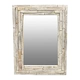 Praktisch als dekorativer Wohnzimmerspiegel, raumvergrößernder Flurspiegel oder natürlicher Badezimmerspiegel einsetzbar