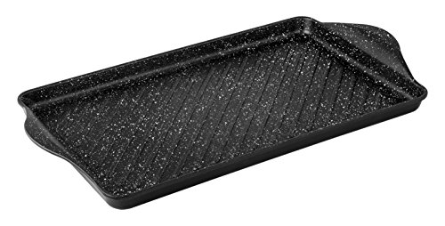 Barazzoni ブラック 58×30×H5.5cm グリルパン LE COTTURE SPECIALI 83105523058