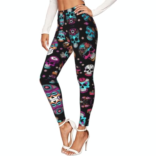 Leggings de compresión anti rozaduras mallas suaves estampadas para mujer 1