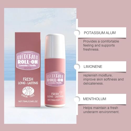 Desodorante Antitranspirante Roll-On Lavanda 2.54 oz miniatura 3