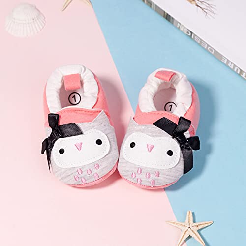 Sawimlgy Newborn Infant Baby Boys Girls Slipper Soft Non Skid Sole Slip On House Animal Sock Shoes Crib Moccasins For New Walkers #TOP1